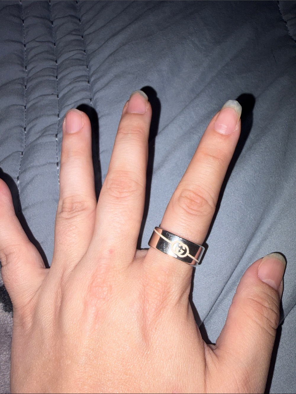 GUCCI SIZE 9 Ring Sterling Silver .925